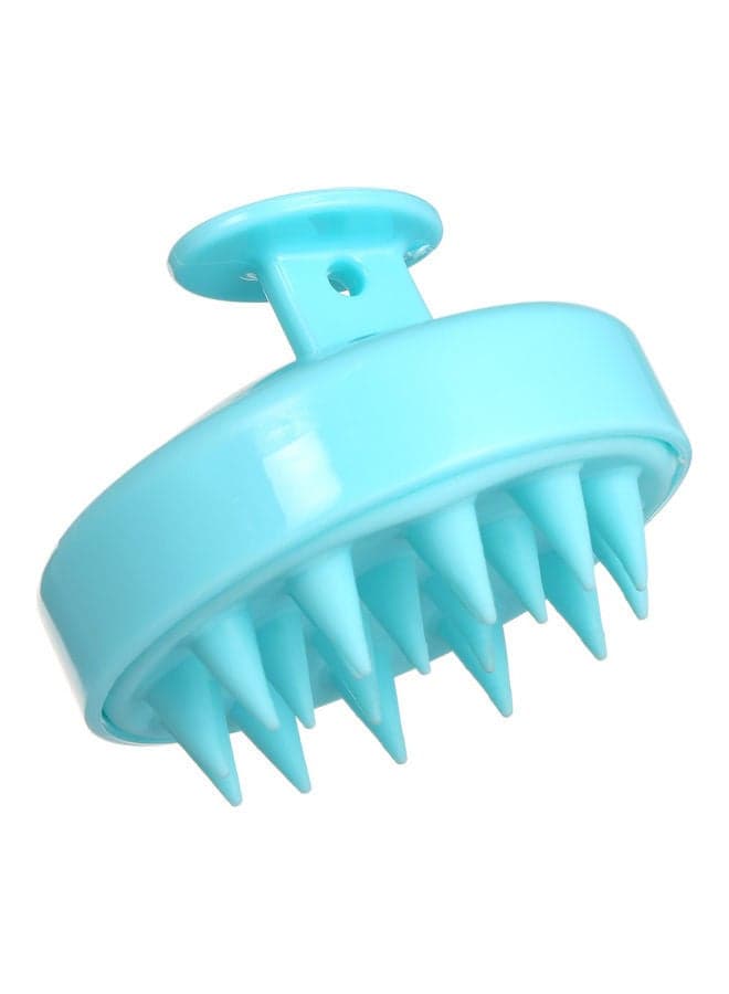 Silicone Head Massager Shampoo Brush Blue Styling Accessories (٥)
