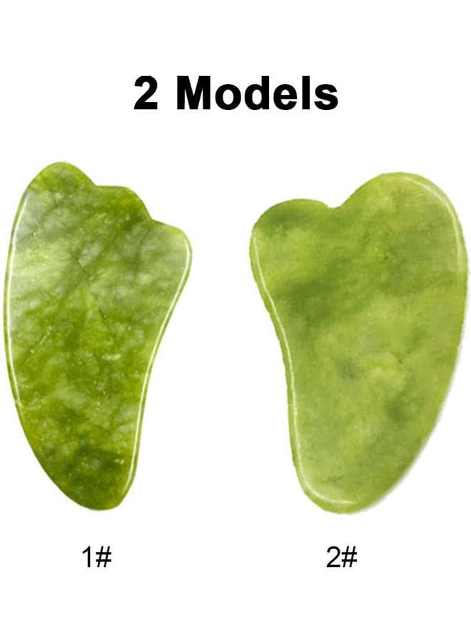 Gua Sha Board Jade Stone Guasha Scraping Massage Tool Facial Massager for Face Eyes Neck Body Skin Lifting & Tightening (6)