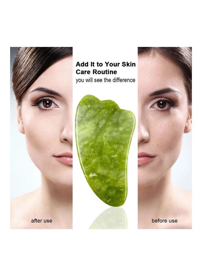 Gua Sha Board Jade Stone Guasha Scraping Massage Tool Facial Massager for Face Eyes Neck Body Skin Lifting & Tightening (7)