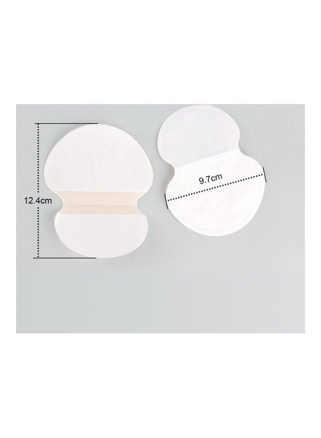 20pcs Summer Sweat Pad Perspiration Absorbing Guard Underarm Armpit Sweat Pad Disposable White Daily Living Aids (٤)