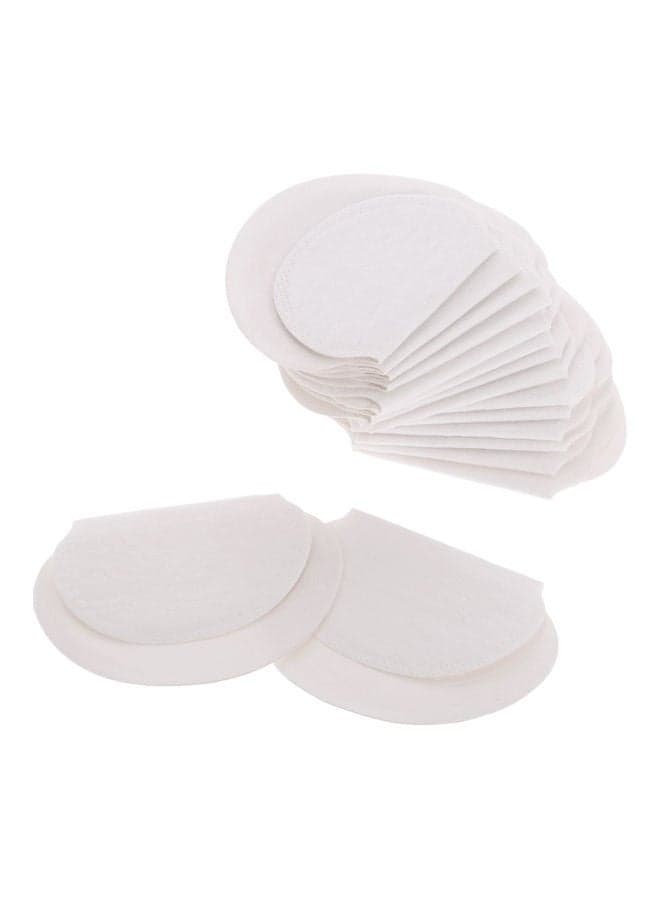 20pcs Summer Sweat Pad Perspiration Absorbing Guard Underarm Armpit Sweat Pad Disposable White Daily Living Aids (٥)