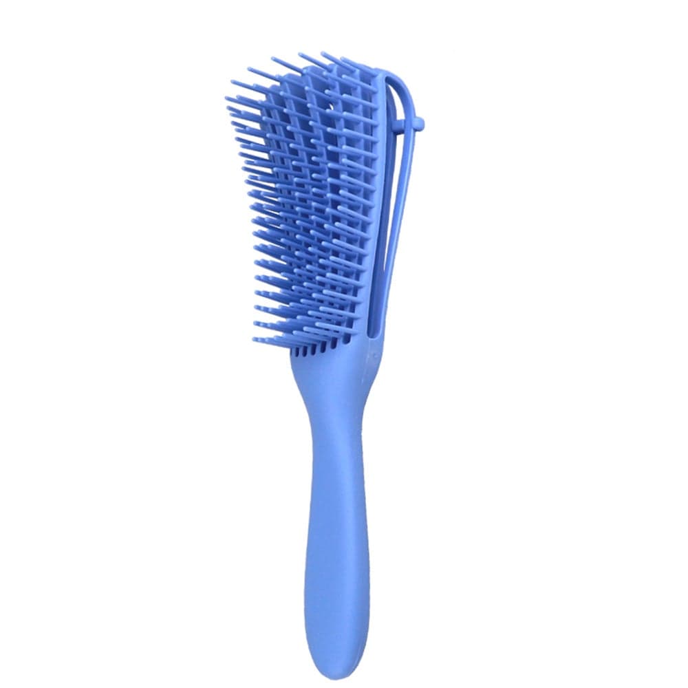 Hair Comb With Adjustable Detangler Brush for Afro America Wavy Curly Hair Detangle Easily Wet Dry Long Hair for Beautiful Shiny Curls Blu Multicolour 24.5 X 4 X 5.5cm Styling Accessories