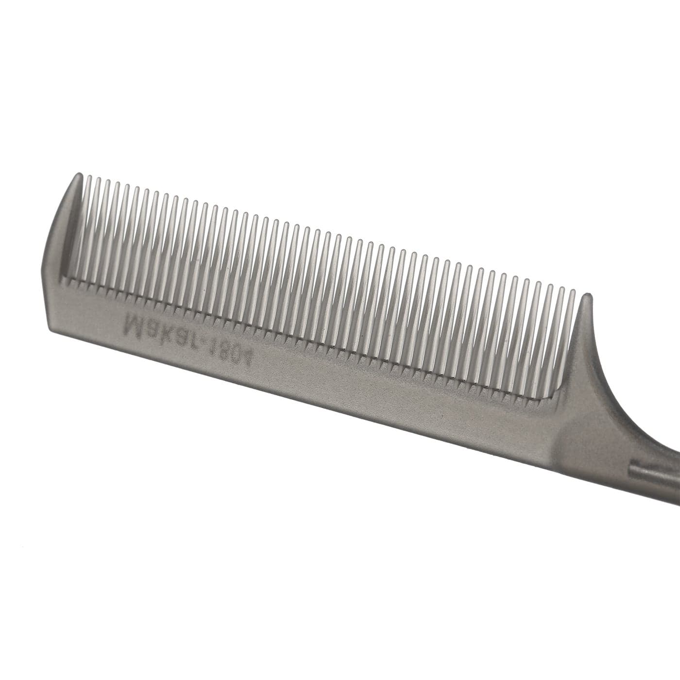 Fine Tooth Metal Pin Hairdressing Rat Tail Comb Black 26X1X5cm Styling Accessories (٣)