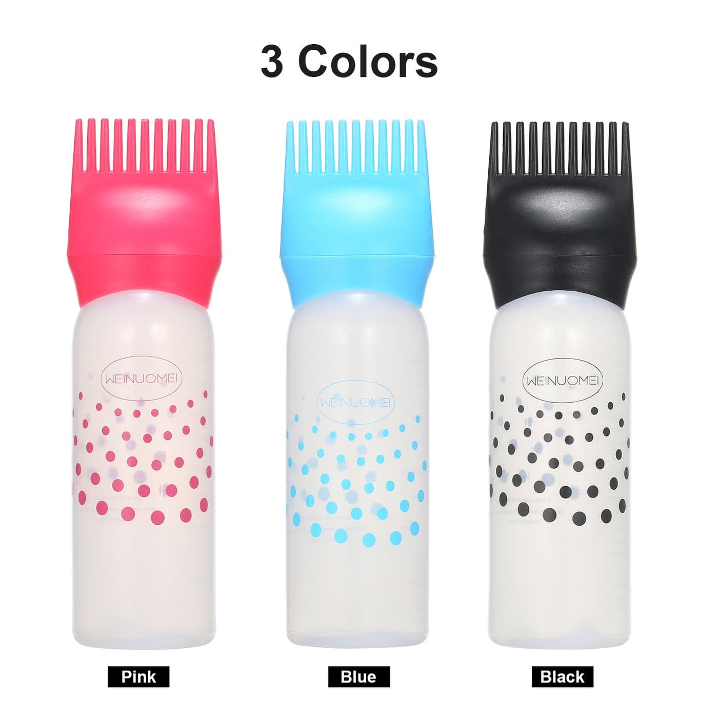 Hair Dyeing Coloring Applicator Bottles Root Comb Blue 17X4.5X4.5cm Hair Care Accessories (٧)