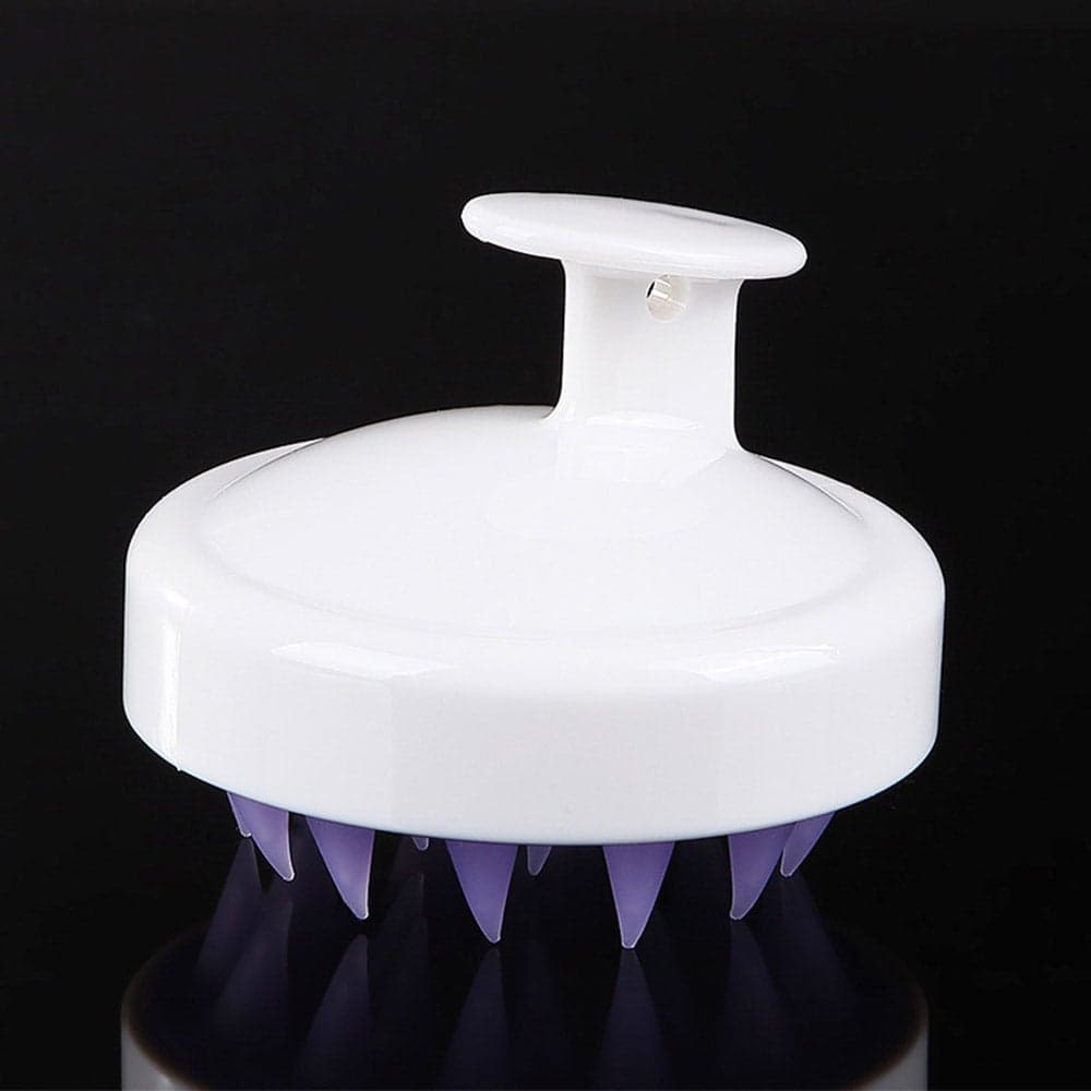 Soft Silicone Head Massager Comb Red 8X8X8cm Styling Accessories (7)