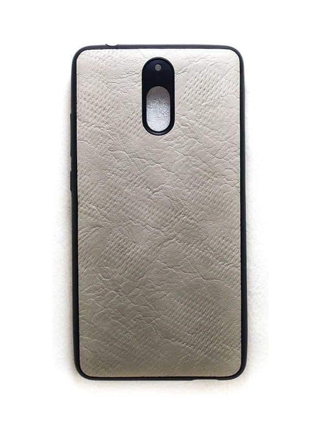 Back Leather Cover For Nokia 21 Grey Cases & Covers