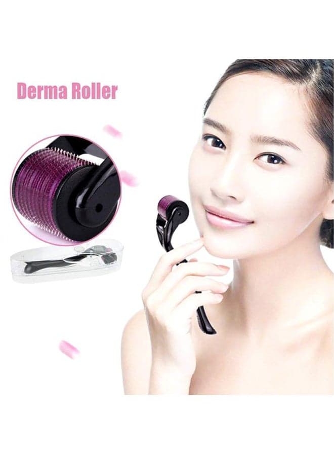 540 Needle Roller System Black/Purple Face Massagers & Rollers (٤)