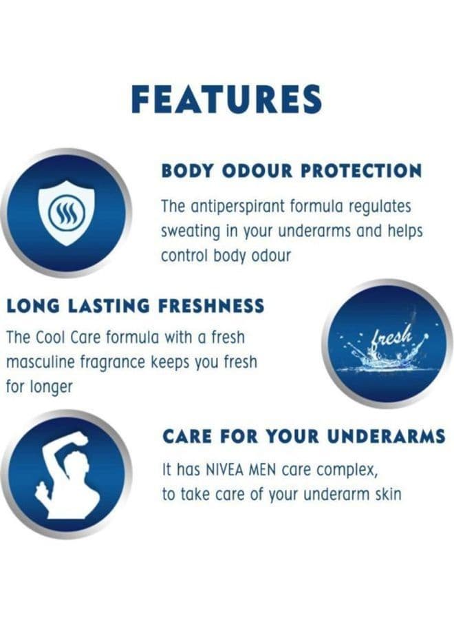 Men Fresh Active Antibacterial Deodorant Roll-On 72H Protection With Infini Fresh Formula Long-Lasting Freshness 50ml Deodorants & Antiperspirants (8)