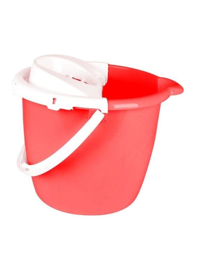 French Cleaning Bucket Red/White 60cm