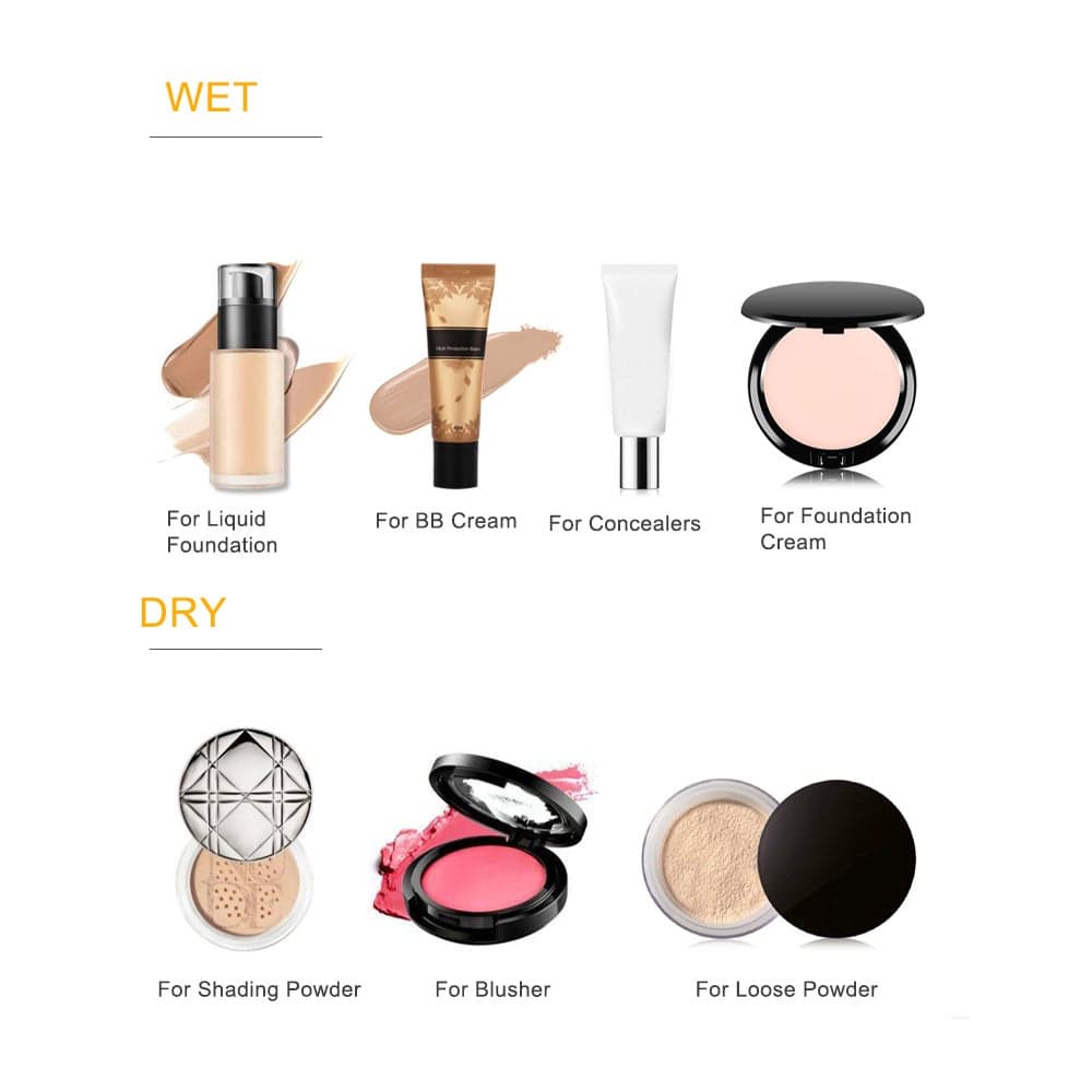 Dry And Wet Beauty Sponge Puff Dark green Make Up Sponges (٣)
