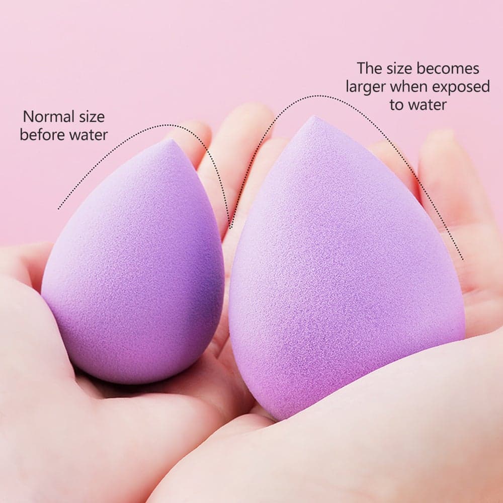 Dry And Wet Beauty Sponge Puff Dark green Make Up Sponges (٥)