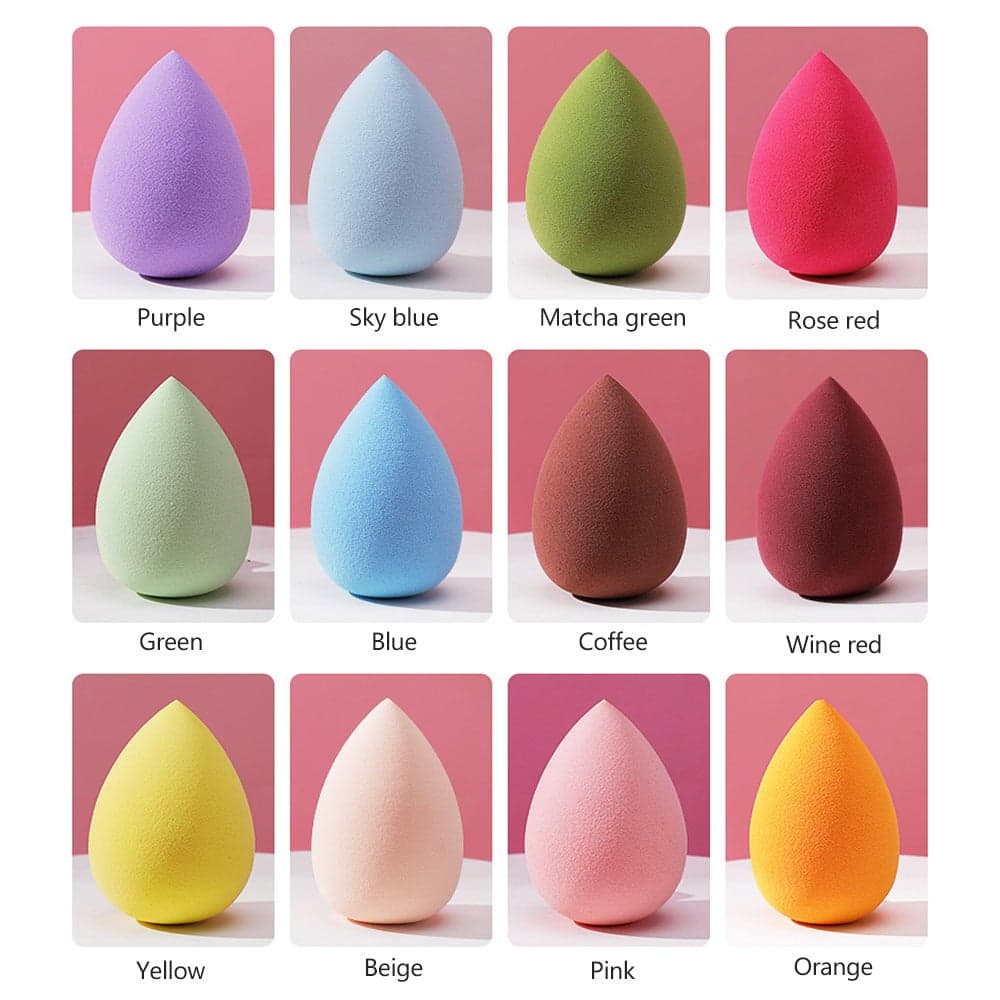 Dry And Wet Beauty Sponge Puff Dark green Make Up Sponges (٧)