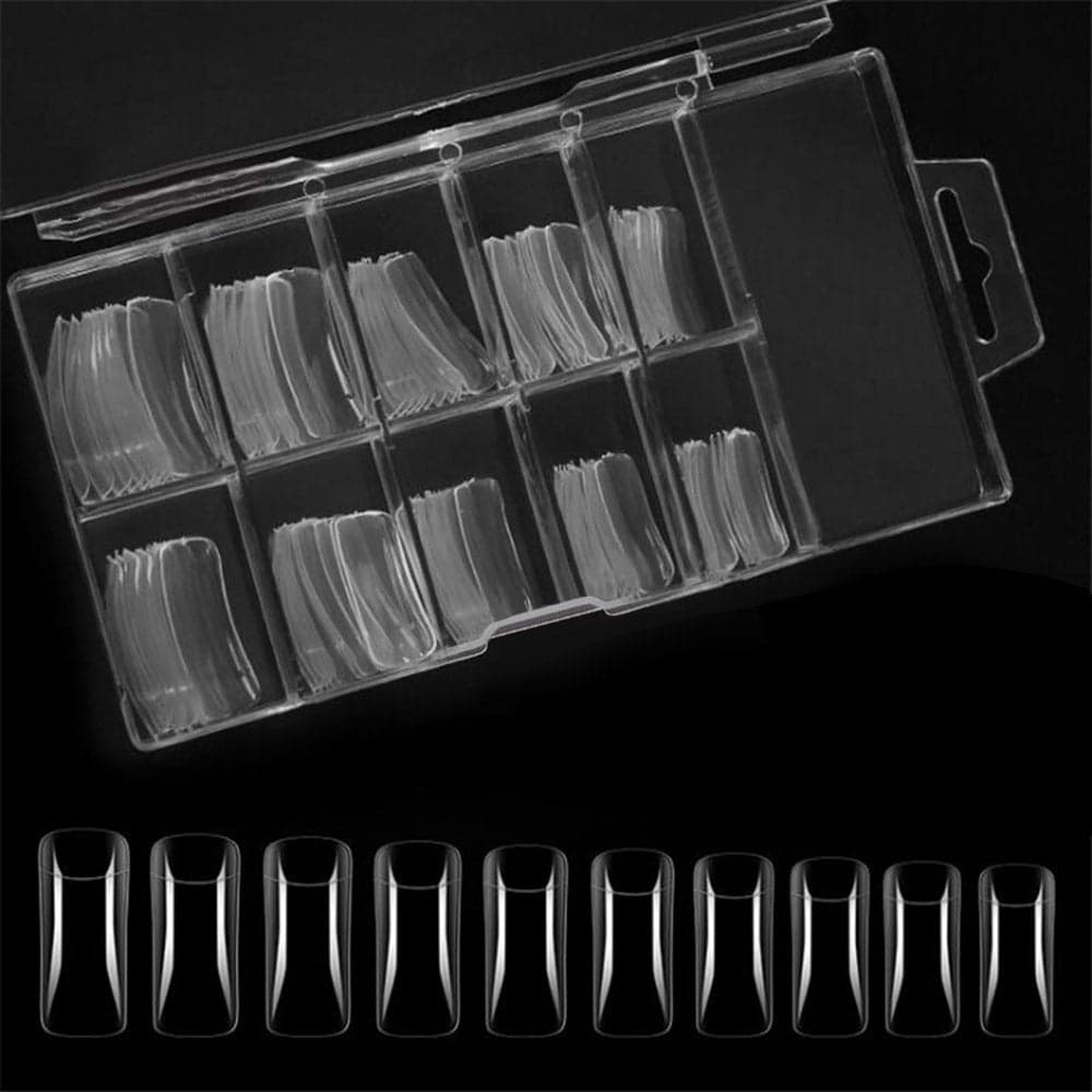 100 Piece False Nails Tips Transparent Press On False Nails