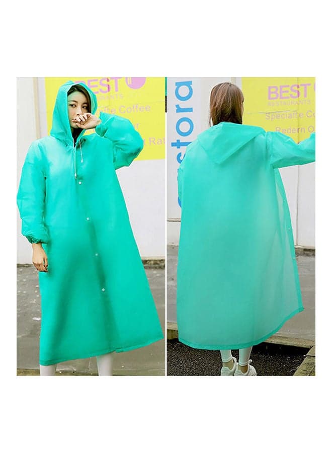 Unisex Outdoor Travel Waterproof Hooded Drawstring Raincoat Jacket Rainwear 0.147kg Camping Personal Care (٥)