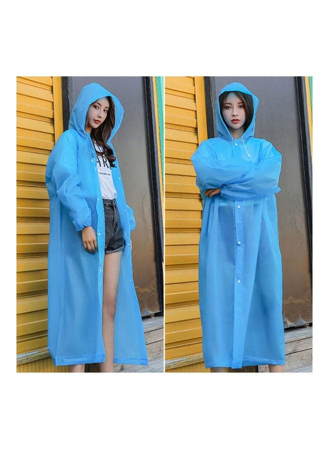 Unisex Outdoor Travel Waterproof Hooded Drawstring Raincoat Jacket Rainwear 0.147kg Camping Personal Care (٧)