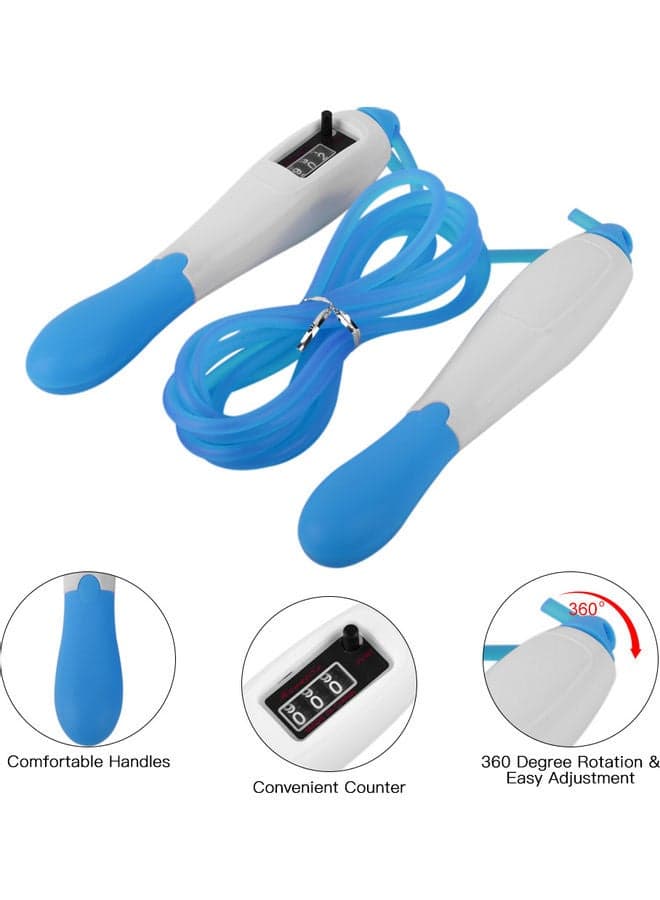 Adjustable Jump Rope With Counter 18x3.5x12cm Skipping Ropes (٤)