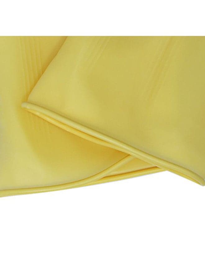 Pair Of Household Latex Cleaning Gloves Yellow XL Safety & Security Gloves (٥)