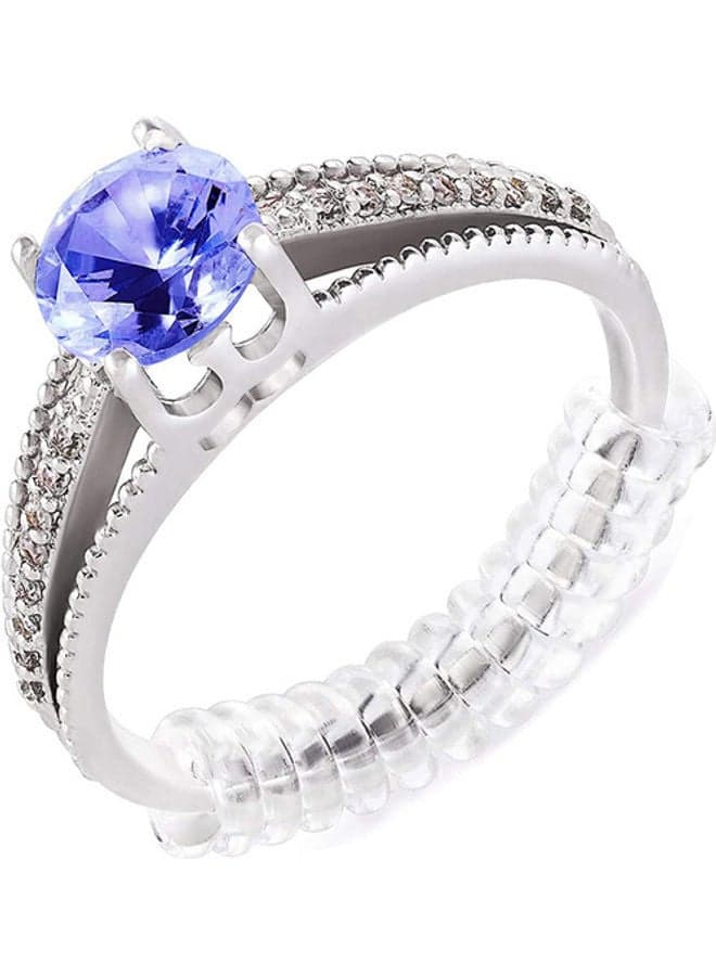 Ring Size Adjuster For Loose Spiral Silicone Fastener Set Women's Rings