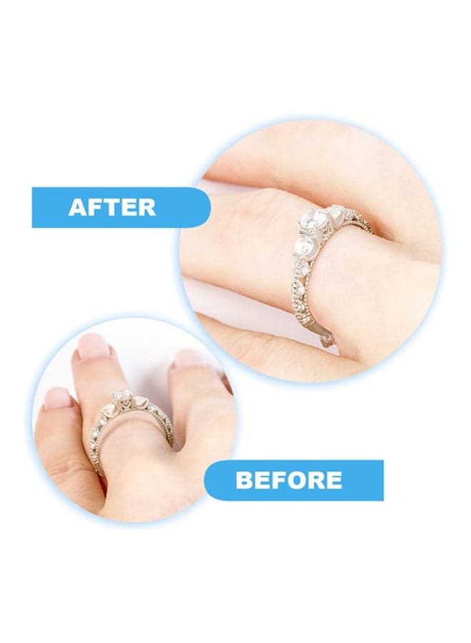Ring Size Adjuster For Loose Spiral Silicone Fastener Set Women's Rings (٣)