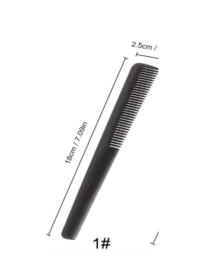 Hairdressing Barber Comb Black 18cm Styling Scissors (٣)