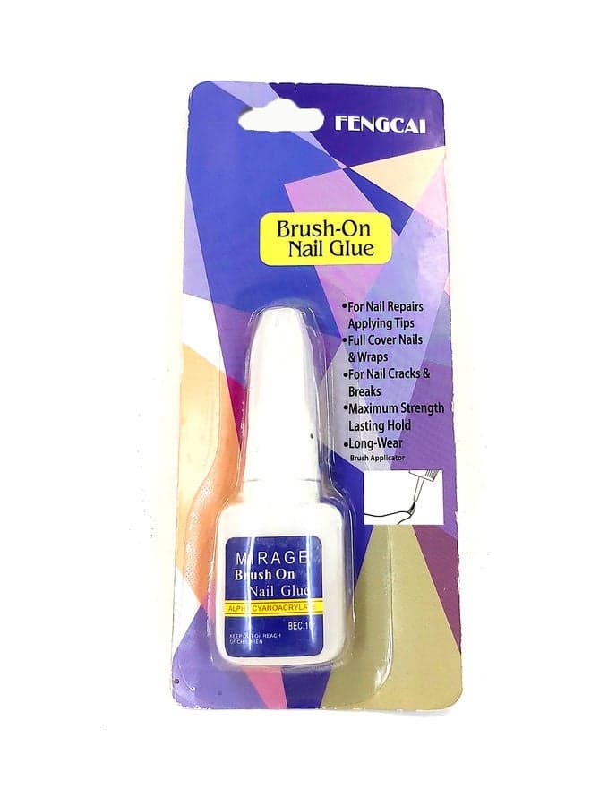 Mirage Brush On Nail glue Clear False Nail Glue