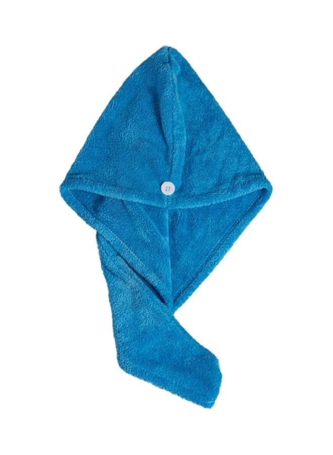 Quick Drying Hair Bath Towel Blue 30 x 3 x 20cm Bathroom Fixture Accessories
