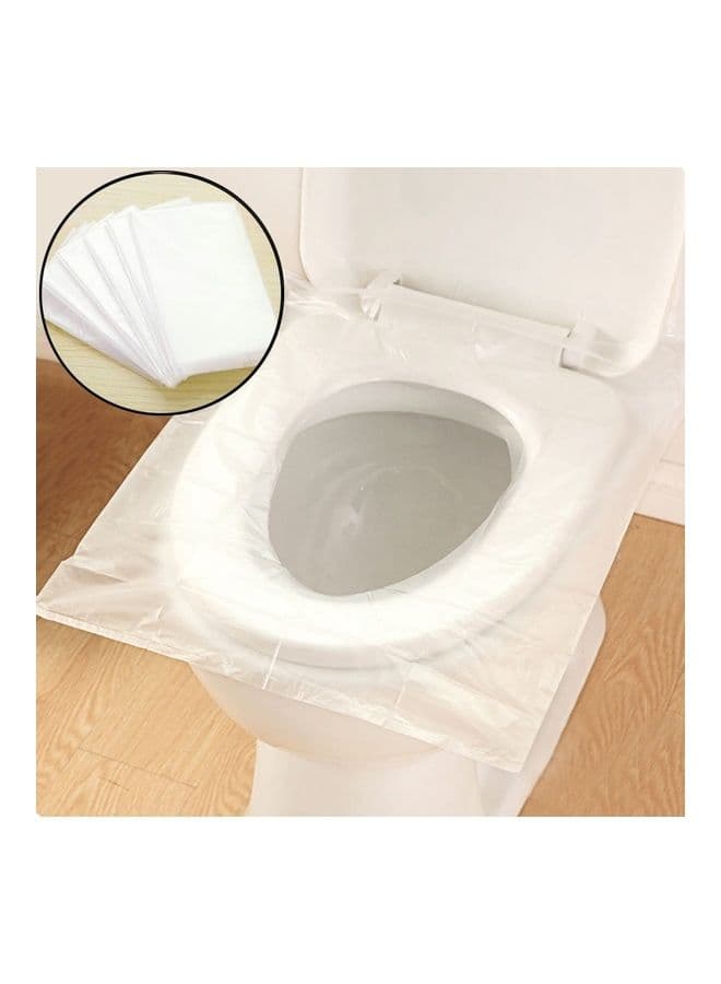 50 Pieces Travel Disposable Toilet Seat Cover Mat Toilet Paper Pad Multicolour 16x7x11cm Household Cleaning Supplies