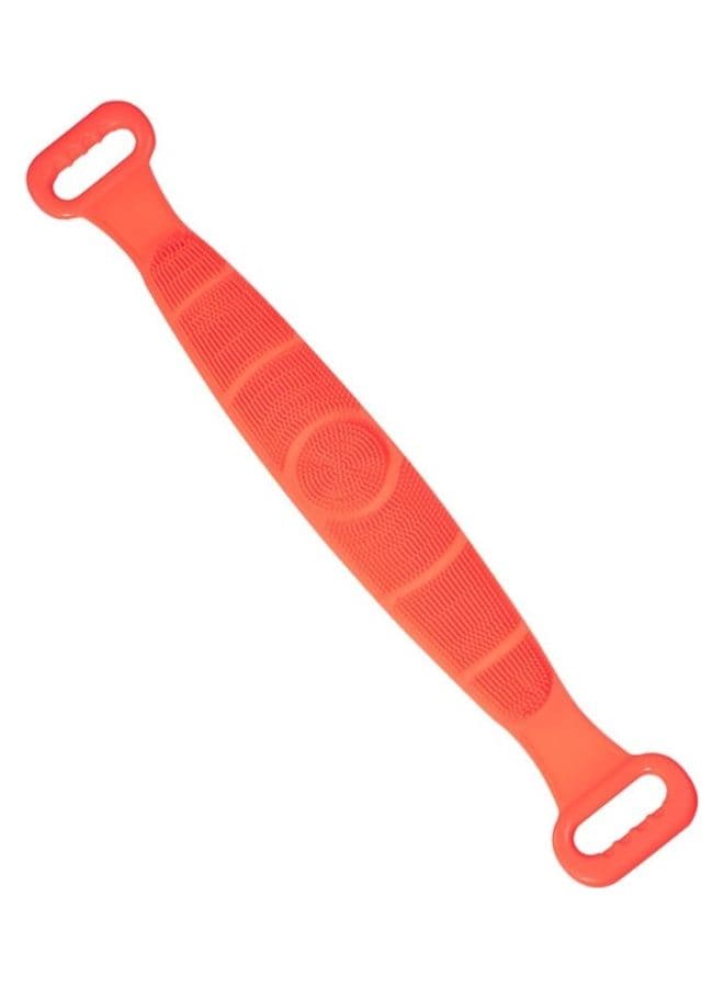 Silicone Massage Pull Strap Bath Brush Powerful Exfoliating Rubbing Artifact Multicolour 20 x 2 x 15cm Body Scrubs & Exfoliators