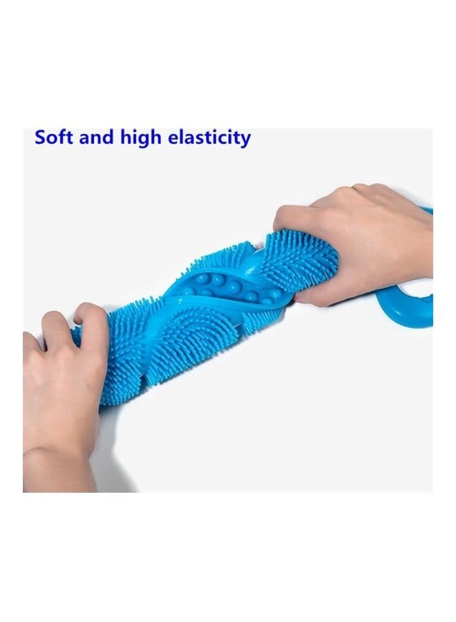 Silicone Massage Pull Strap Bath Brush Powerful Exfoliating Rubbing Artifact Multicolour 20 x 2 x 15cm Body Scrubs & Exfoliators (3)