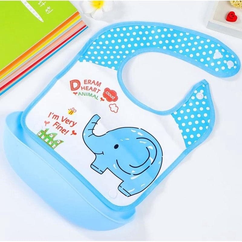Waterproof Cartoon Printed Baby Bib Baby Bedding Sets