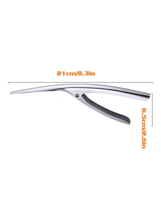 Stainless Steel Prawn And Shrimp Peeler Tool Silver 21*3*6.5cm (3)