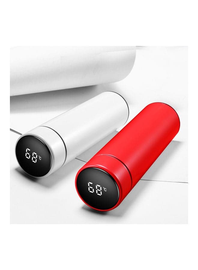 Intelligent Vacuum Insulated Temperature Display LCD Touch Screen Stainless Steel Bottle Multicolor 24x7x7cm Coffee Mugs (٤)