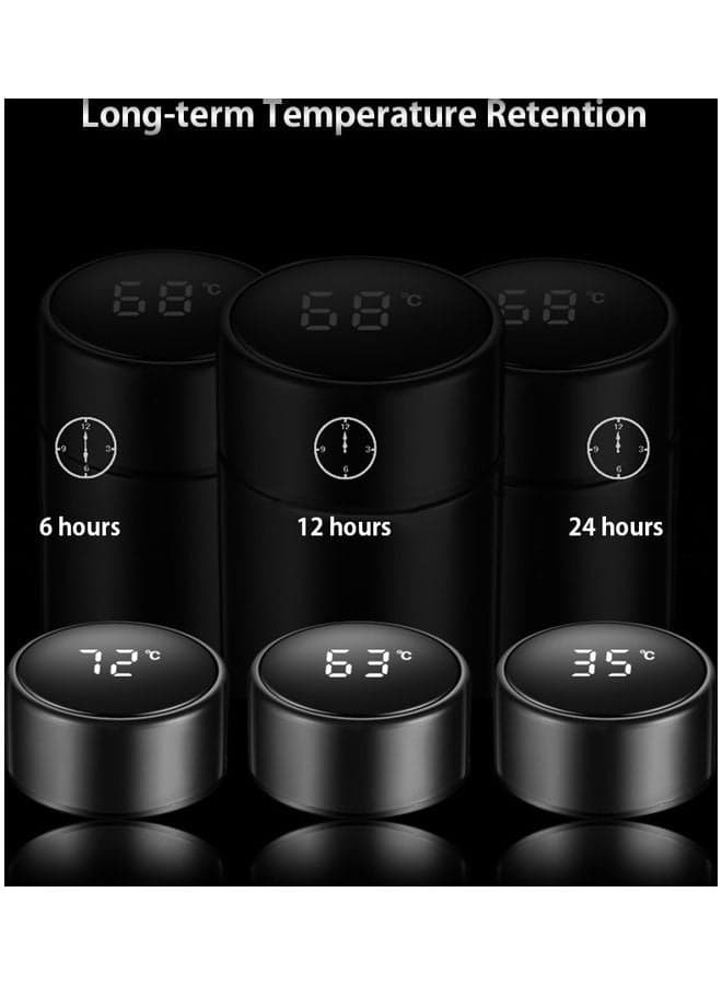 Intelligent Vacuum Insulated Temperature Display LCD Touch Screen Stainless Steel Bottle Multicolor 24x7x7cm Coffee Mugs (٧)