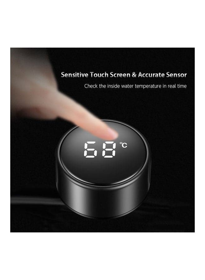 Intelligent Vacuum Insulated Temperature Display LCD Touch Screen Stainless Steel Bottle Pink 24x7x7cm (4)