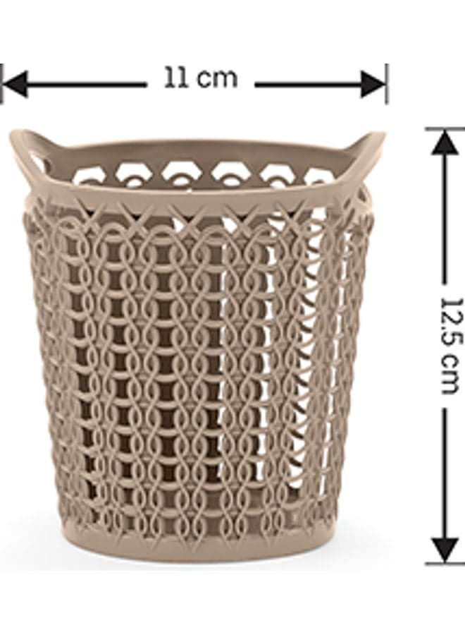 Mix Round Basket Beige Clothing & Closet Storage (٣)