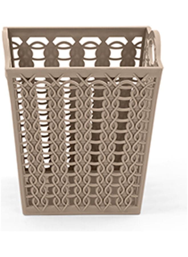 Mix Square Basket Beige 11 x 11 x  12.5cm Clothing & Closet Storage (٤)