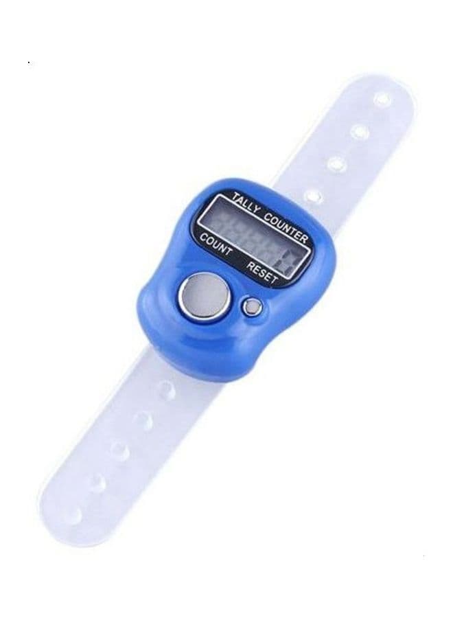 Digital Electronic Finger Wearable Tally Counter Blue Fitness Trackers