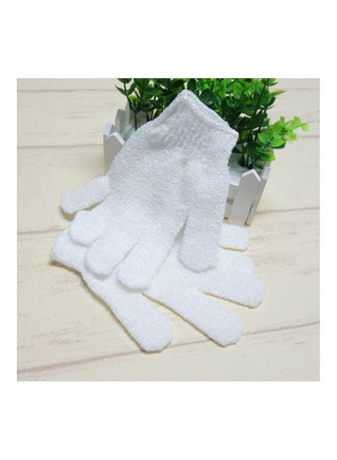 Children Kids Exfoliating Body Scrub Gloves Blue 22x22x22cm Bathing Accessories (٦)