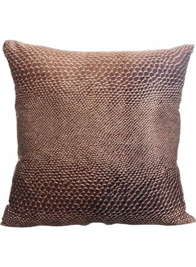 Broon Velvet Decorative Cushion Cover Brown 45x45cm