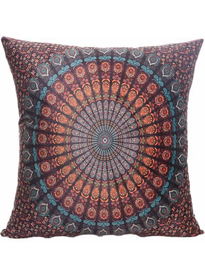 Enlightened Soul Warm Velvet Decorative Cushion Multicolour 45x45cm Decorative Pillows