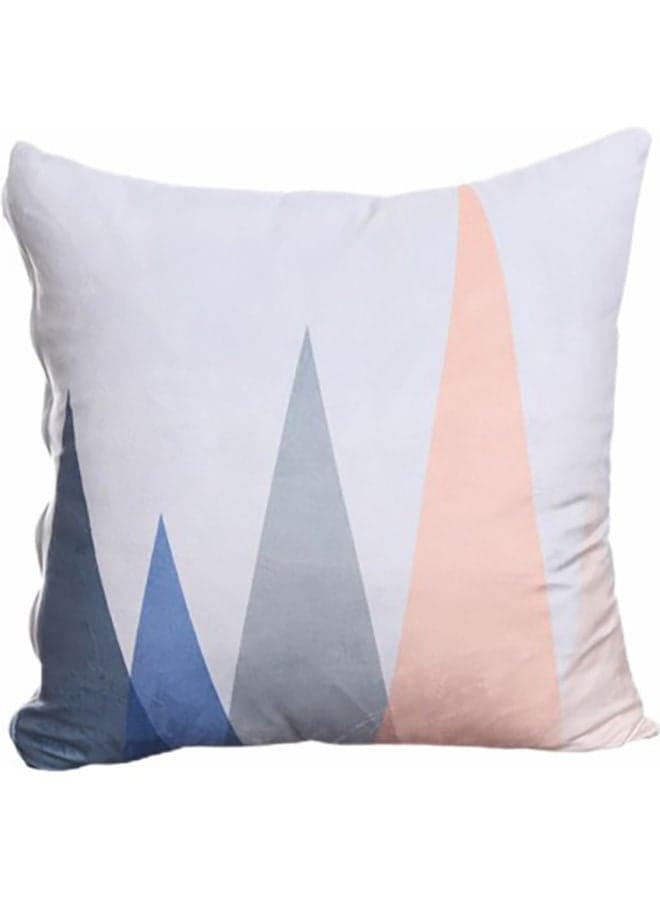 Pari Velvet Decorative Cushion White/Multicolor 45x45cm Decorative Pillows