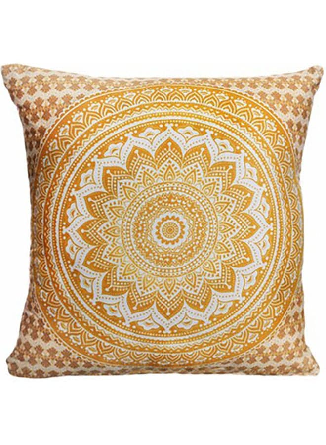 Etrenaly Classsic Golden Decorative Cushion Gold/White 45x45cm Decorative Pillows