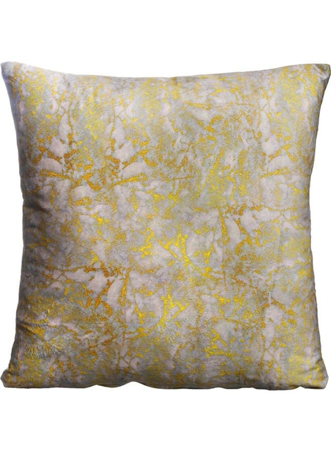 Lintra Decorative Cushion Yellow/White 45x45cm Decorative Pillows
