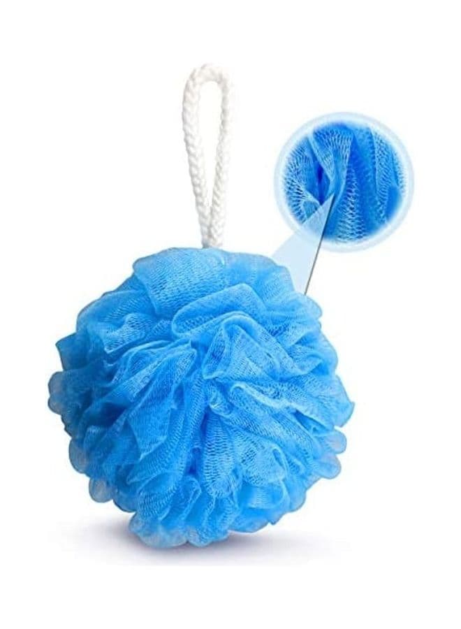 Loofah Bath Shower Sponge Larger Blue 12.2inch Bathing Accessories