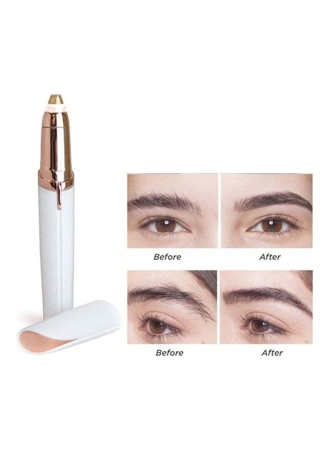 Flawless Eyebrow Hair Remover White/Gold Epilators (٣)