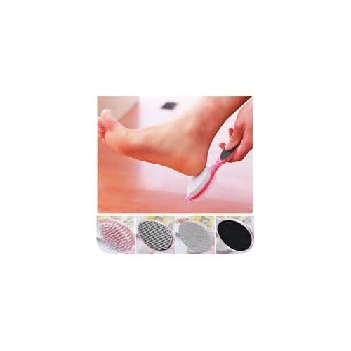 4-Step Pedicure Paddle Brush Multicolor Personal Care (٤)