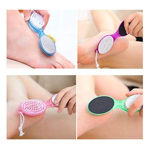 4-Step Pedicure Paddle Brush Multicolor Personal Care (٥)