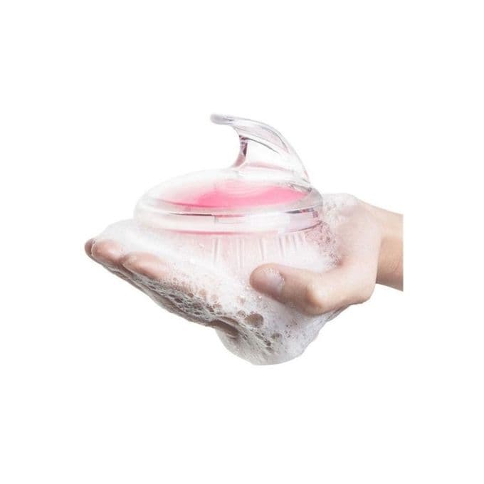 Exfoliating Anti-Slip Scalp Massaging Hair Brush Blue 7 x 8.5cm (٥)