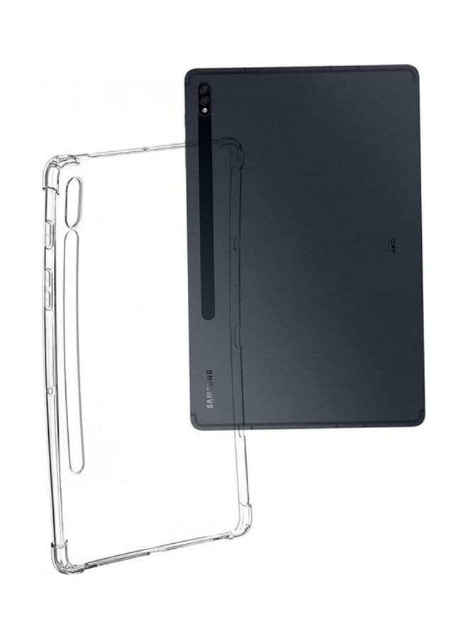 Clear Bumper Case Cover For Samsung Galaxy Tab S7 Plus clear Tablet Cases & Sleeves (٥)