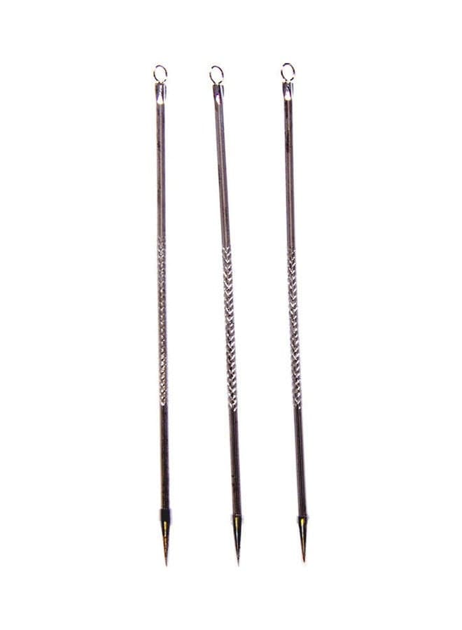 3- Pieces Of Professional Blackheads And Whiteheads Remover Silver Blackhead & Acne Remover